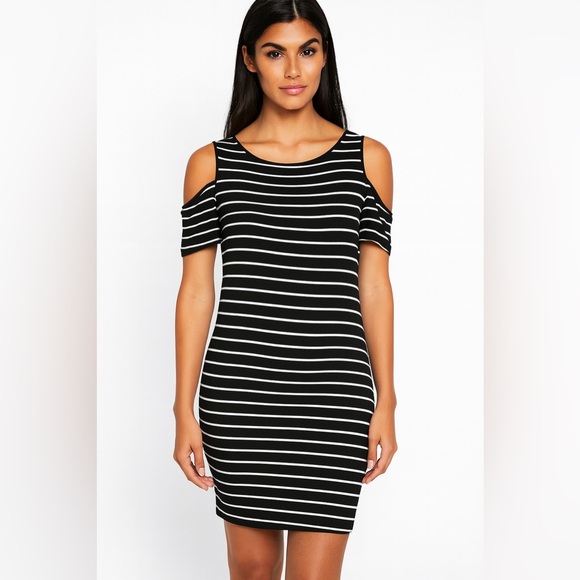 White House Black Market Dresses & Skirts - White House Black Market Cold Shoulder Mini Dress